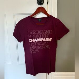 J Crew “Champagne” tshirt